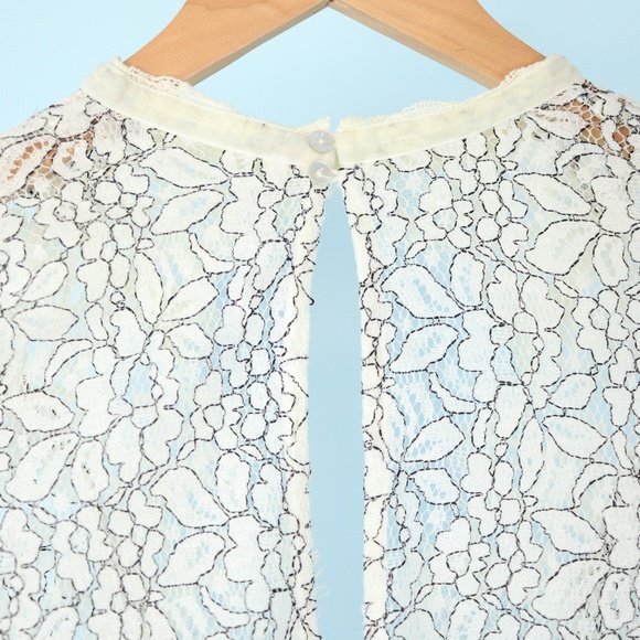 Free People Secret Origins Pieced Lace Tunic Small - Picture 6 of 7